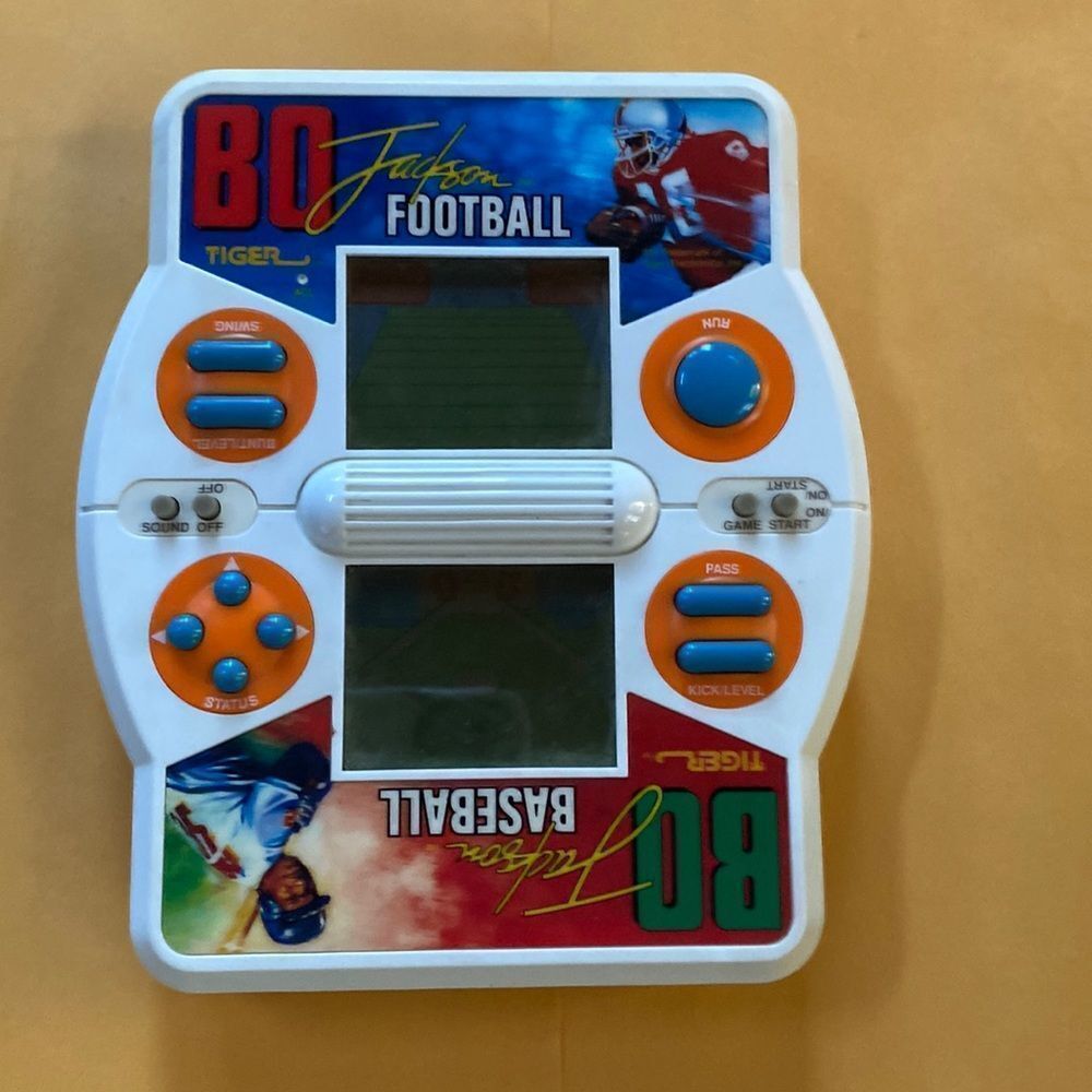 Bo Jackson Baseball & Football Handheld Game by Tiger